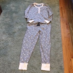NWOT Tommy Hilfiger Matching Star and Dot Print Pajama Set, S